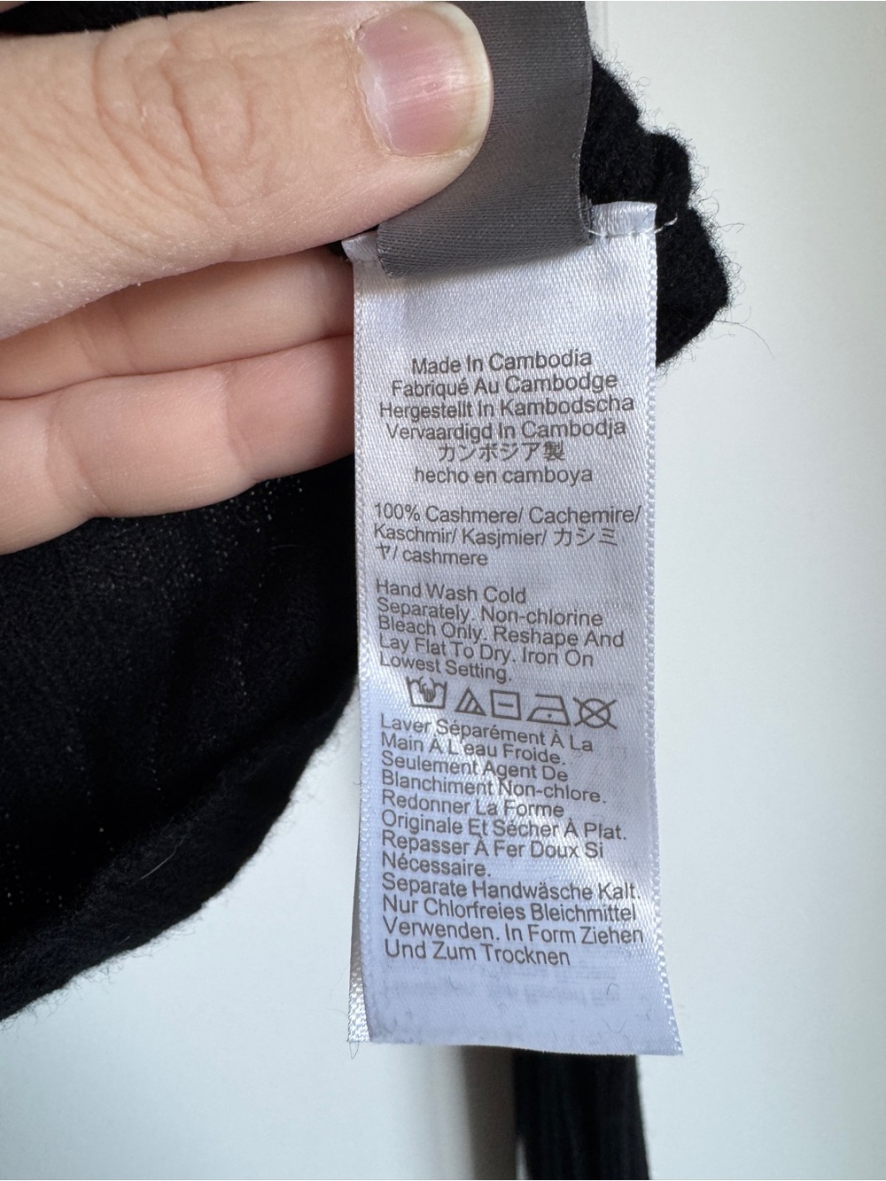 NWT! J. CREW Women’s Wide-rib cashmere cardigan in black, size medium m - Picture 10 of 14